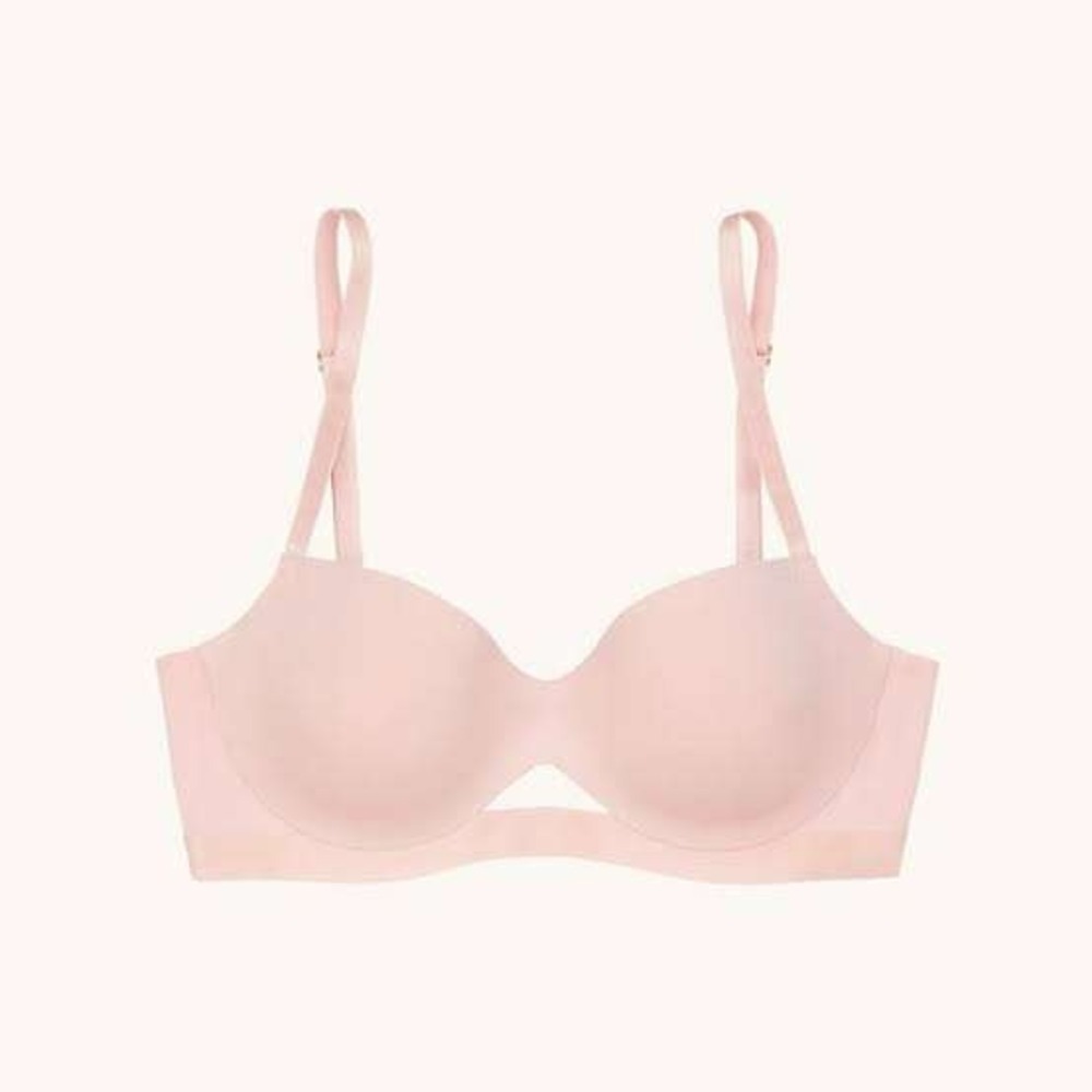 ThirdLove Bra Womens 32E 24/7 Cotton T-Shirt Bra Pima Cotton Beige Nude Tan